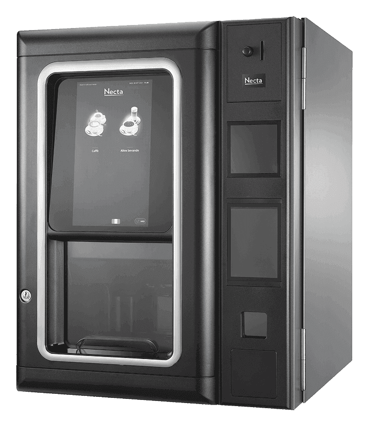 Кафе автомат Necta Brio Touch, изглед отпред