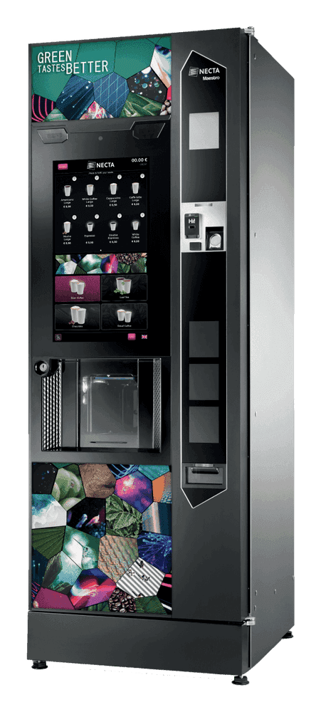 Кафе автомат Necta Maestro Touch, изглед отпред