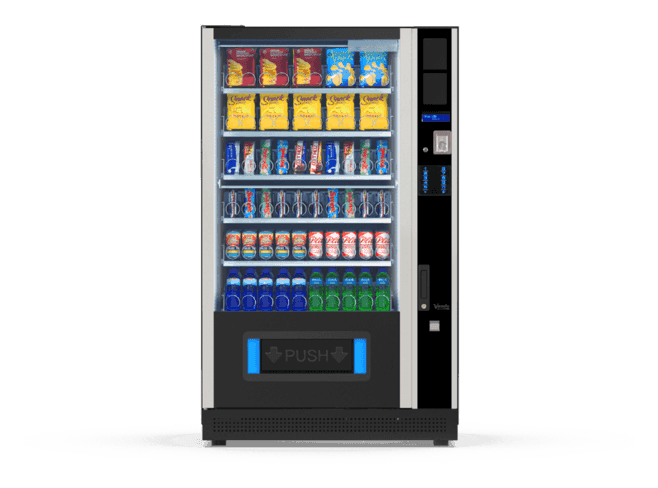 Снакс автомат Vendo G-Snack Design 10, изглед отпред